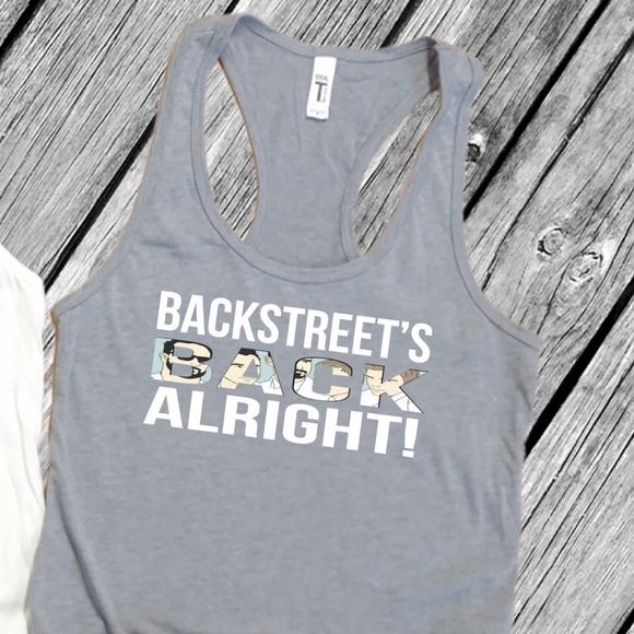New! Made to order! Backstreets Back Tank - Picture 1 of 5